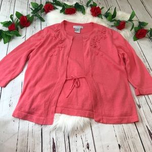Sag Harbor XL coral blouse